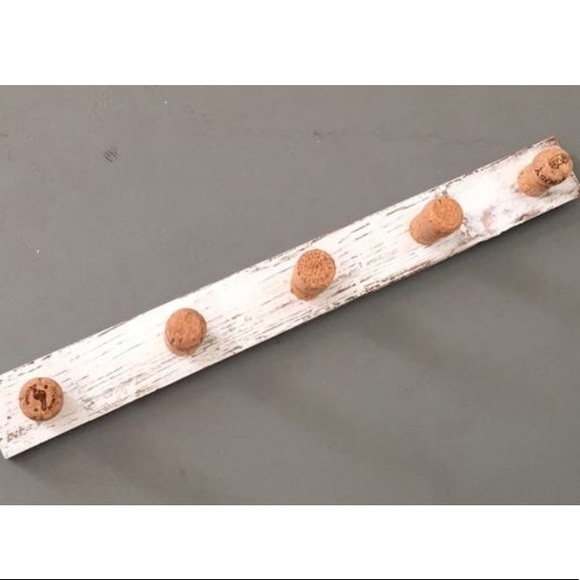 Handmade Champagne Cork Jewelry Rack Hanging Rack - Picture 5 of 8